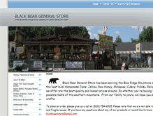 Tablet Screenshot of blackbearstore.com